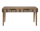 Tiza Desk, w/2 multicolor drawers