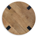 Hanneforth - Round End Table - Brown