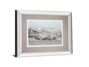 Terrain By Caroline Gold -Mirror Framed Print Wall Art - White