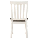 Steve Silver Joanna Side Chair in Two-tone Ivory and Mocha (Set of 2)