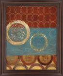 Gold Medallion Mosaic - 28" x 34" Framed Wall Art