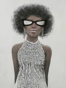 Glam Sparkle Reflection - 30" x 40" Framed Wall Art