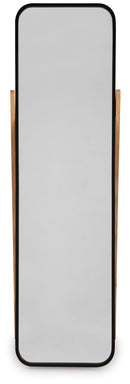 Bronick - Floor Mirror - Black / Brown