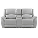 Alexandria - Power Reclining Console Loveseat