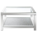 Valentina - Square Glass Top Table