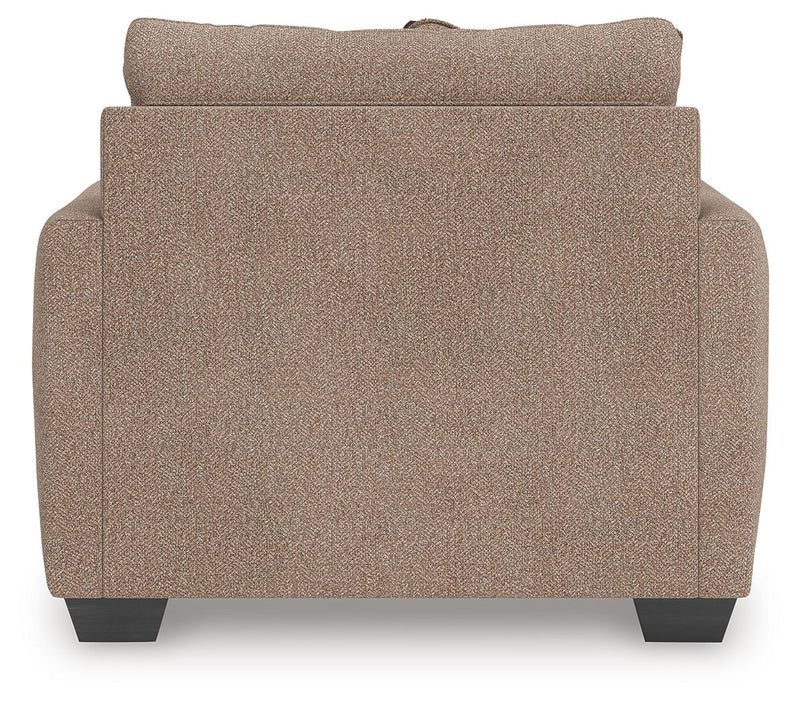 Triston-Peaks - Suede - Chair And A Half