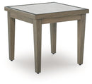 Rainier Ranch - Square End Table - Brown / Beige
