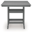 Sanctuary Beach - Square Counter Table With Umbrella Option - Dark Gray