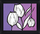 Lavender Trio - 28" x 34" Framed Wall Art