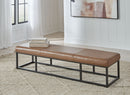 Joston - Accent Bench - Caramel