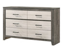 Crown Mark Furniture Rhett Dresser Mirror in Gray image