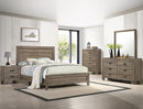 Crown Mark Millie Twin Panel Bed in Grey image