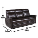 Coachella - Recliner Sofa - Brown