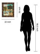 Palm III By Maeve Fitzsimons - Framed Print Wall Art - Green