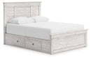 Makidern - Panel Storage Bed With 2 Under Bed Storage Units - Austin's Furniture Depot (Austin,TX)