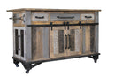 Loft - Kitchen Island - Two Tone Gray / Brown