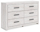 Cayboni - Six Drawer Dresser - Whitewash