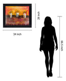 Sunlit Trio - 28" x 34" Framed Wall Art