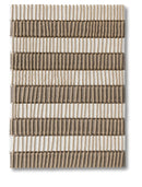 Woven Clay Rhythm - 32" x 47" Framed Wall Art