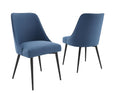 Steve Silver Colfax Side Chair in Navy (Set of 2)
