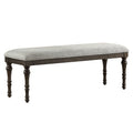 Steve Silver Linnett Bench in Slate