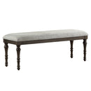 Steve Silver Linnett Bench in Slate