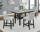 Marbel 5-Pc Counter Height Dining Set
