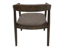 Natural Teca - Wooden Armchair - Quartersawn Oak / Marooned Brown