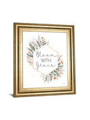 Spring Blooms V By Laura Marshall - Framed Print Wall Art - White