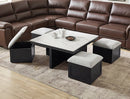 Marta Cof Tbl W/4 Storage Ottomans