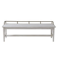 Steve Silver Pendleton Bench in Ivory