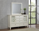 Sandy Beach Dresser with Mirror - Austin's Furniture Depot (Austin,TX)