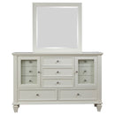 Sandy Beach Dresser with Mirror - Austin's Furniture Depot (Austin,TX)