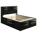 Briana Bookcase Platform Storage Bed - Austin's Furniture Depot (Austin,TX)
