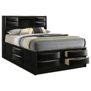 Briana Bookcase Platform Storage Bed - Austin's Furniture Depot (Austin,TX)