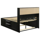 Briana Bookcase Platform Storage Bed - Austin's Furniture Depot (Austin,TX)