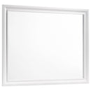Barzini Rectangle Dresser Mirror White - Austin's Furniture Depot (Austin,TX)