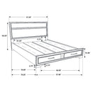 Miranda Panel Platform Storage Bed - Austin's Furniture Depot (Austin,TX)