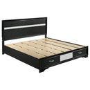 Miranda Panel Platform Storage Bed - Austin's Furniture Depot (Austin,TX)
