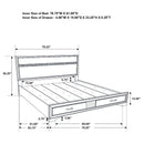Miranda Panel Platform Storage Bed - Austin's Furniture Depot (Austin,TX)
