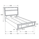 Miranda Panel Platform Storage Bed - Austin's Furniture Depot (Austin,TX)