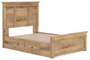 Makidern - Panel Storage Bed With 2 Under Bed Storage Units - Austin's Furniture Depot (Austin,TX)