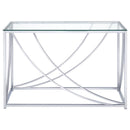 Lille - Glass Top Entryway Sofa Console Table Accents