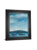 Nauticus By D'aguiar - Framed Print Wall Art - Blue