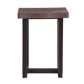 Steve Silver Jennings Live Edge Stool in Cherry (Set of 2)