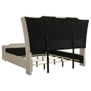 Lorient Wingback Bed with LED Lighting