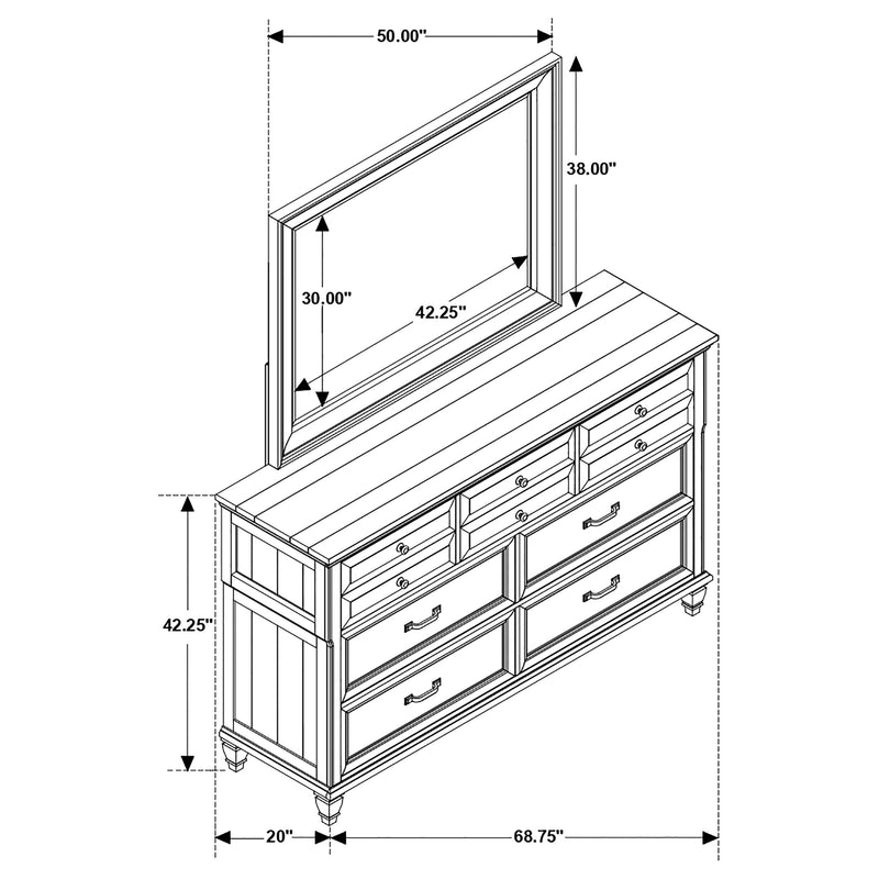 Avenue Dresser With Mirror