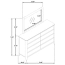 Maderia Dresser with Mirror - Austin's Furniture Depot (Austin,TX)