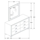 Melody Dresser with Mirror - Austin's Furniture Depot (Austin,TX)