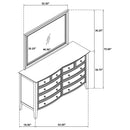 Bexhill Dresser with Mirror - Austin's Furniture Depot (Austin,TX)